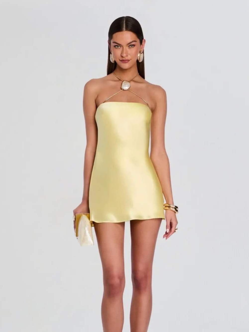 RETROFETE Ebba Mini Dress - Yuzu